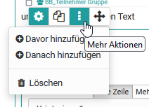 Mehr Aktionen