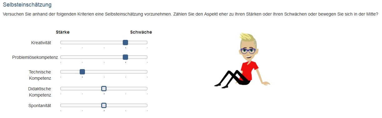 Rubrik Beispiel Selbseinschätzung