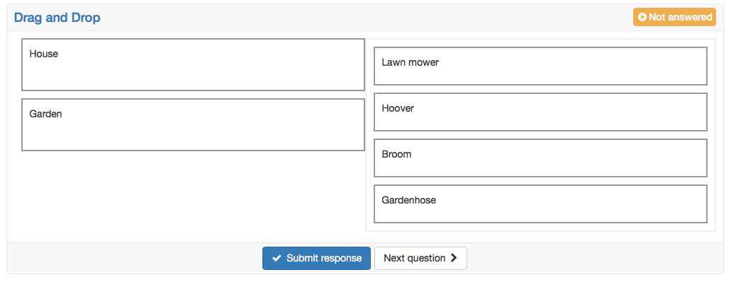 Example Drag and Drop Question