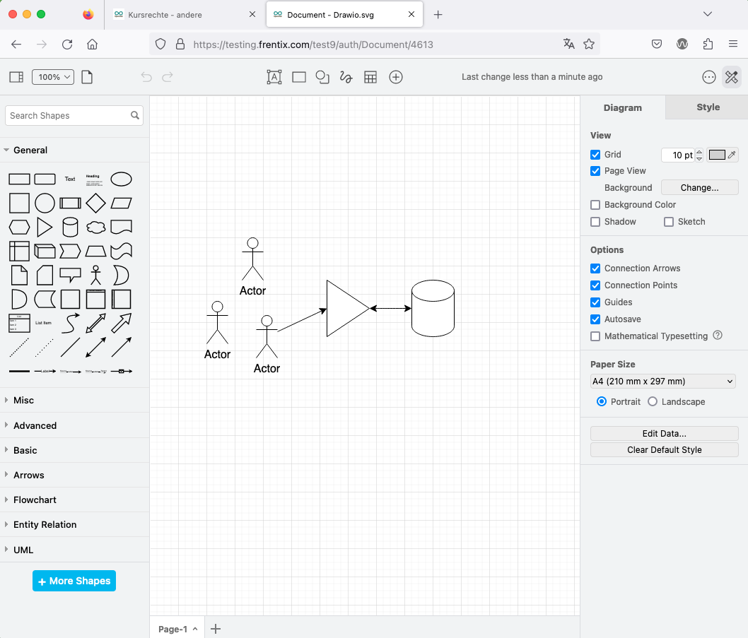 Draw.io diagram editor