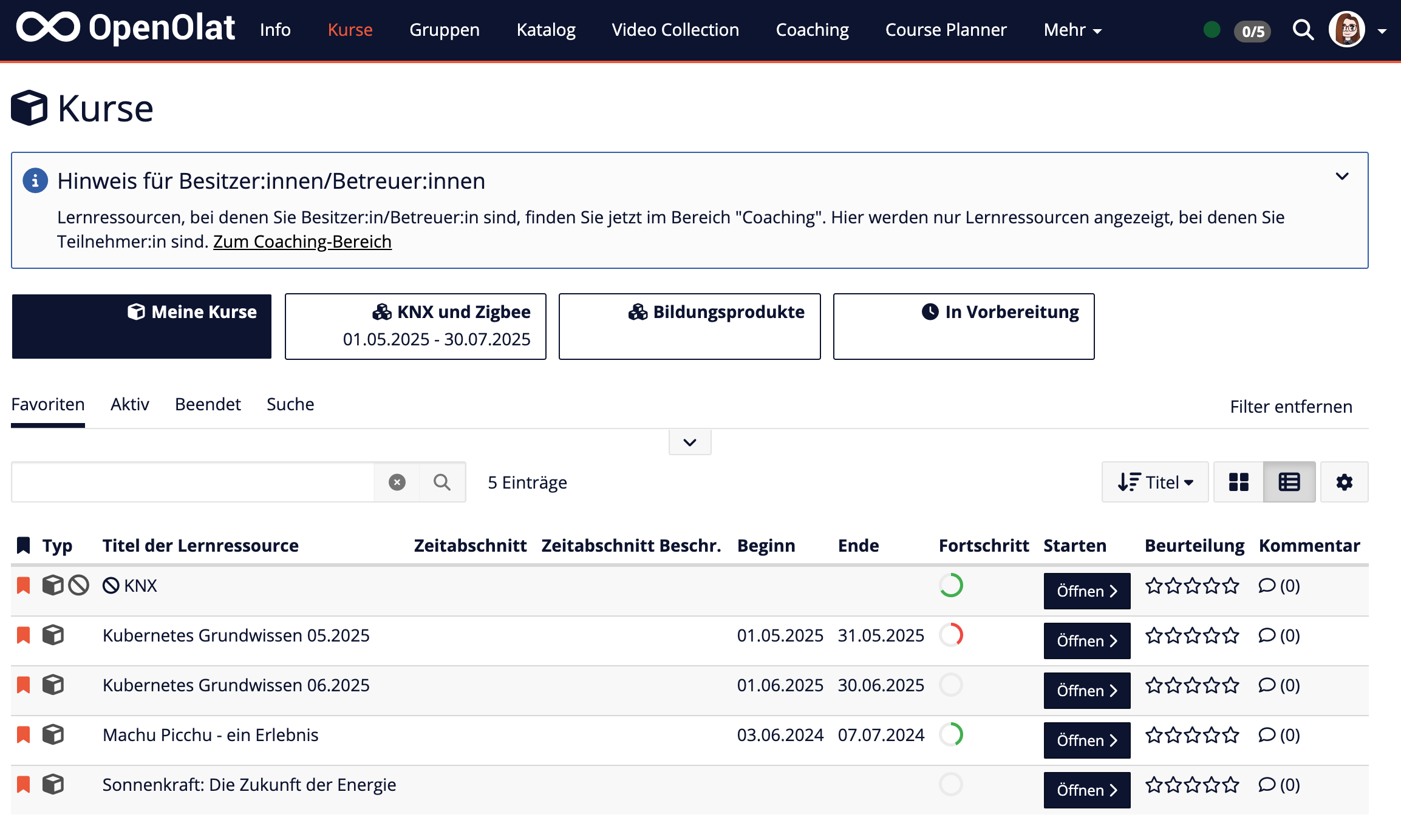 Hinweis zur Migration für Betreuende