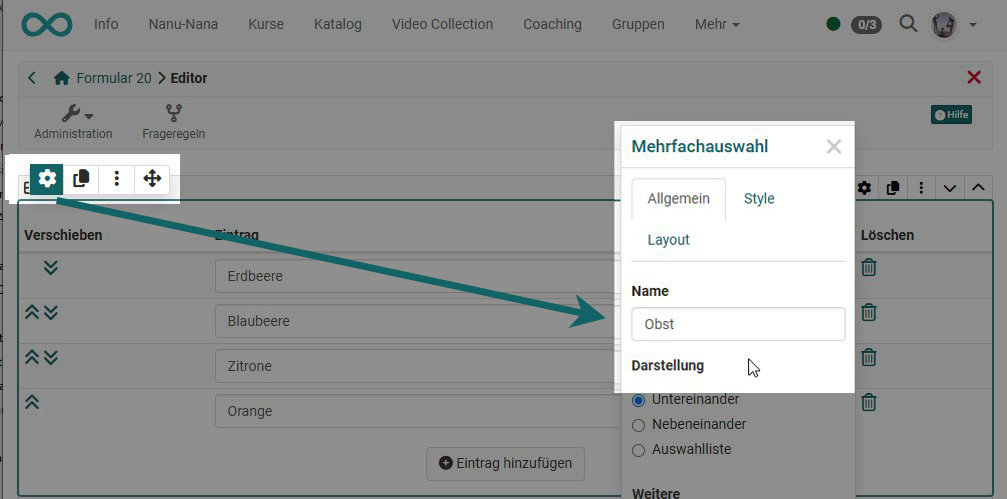 MC Inspector assign name