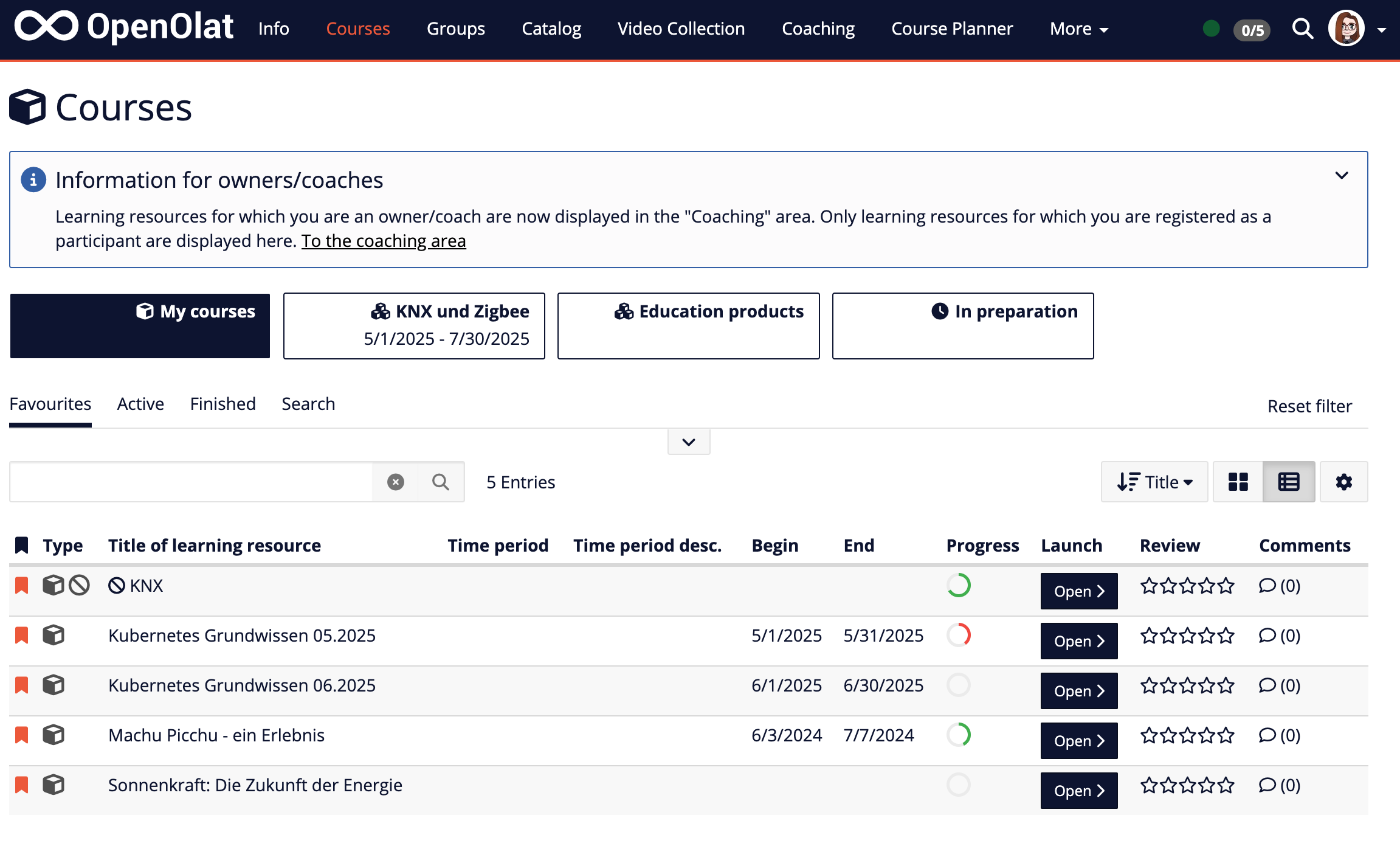 Migration hint for coaches