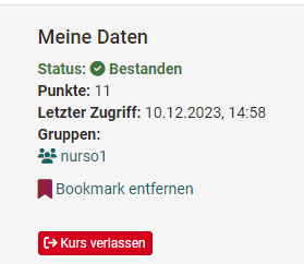 Meine Daten