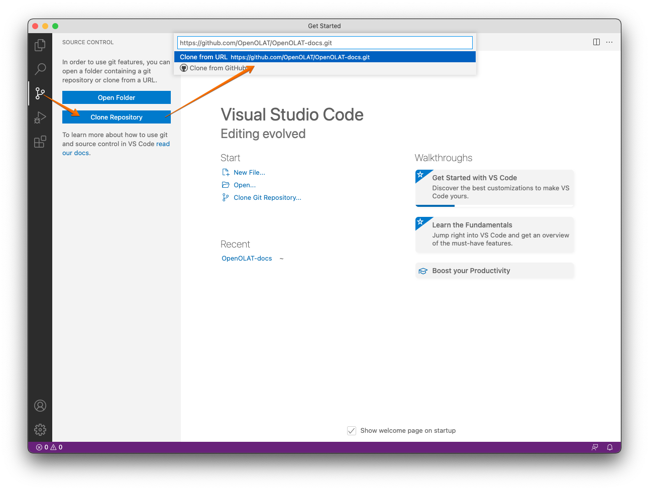 Clone the OpenOlat-docs Repository