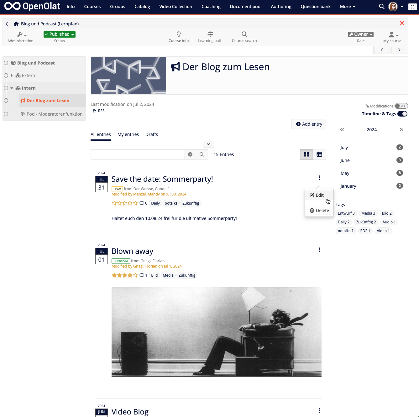New blog view New view blog