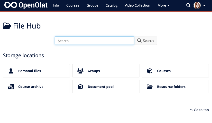 File Hub Dashboard File Hub dashboard