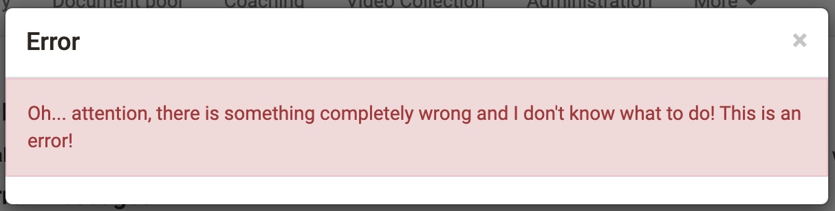 Notification messages