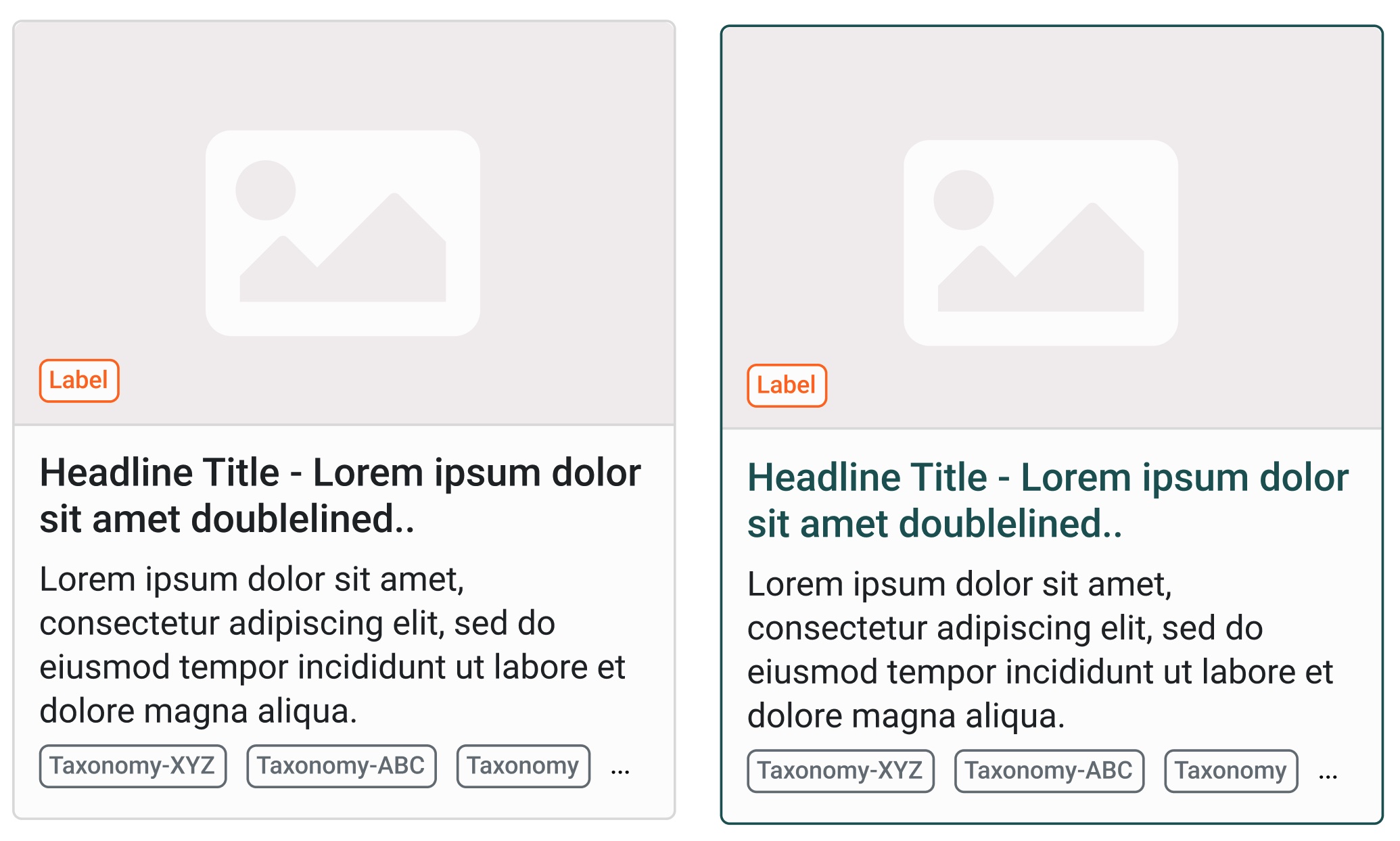 Compactcard with hover