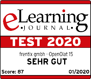 eLearning-Journal OpenOlat test tesult: very good