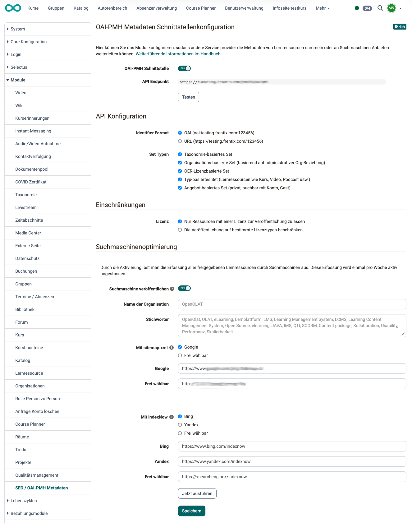 Administration-Module Overview