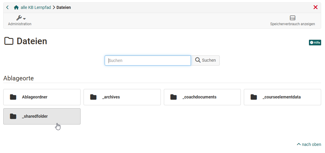 Folder "_sharedfolder" in the course's file overview