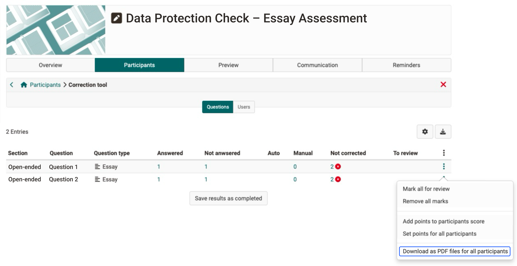 Download pro Essay-Frage