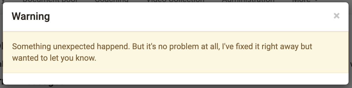 Notification messages