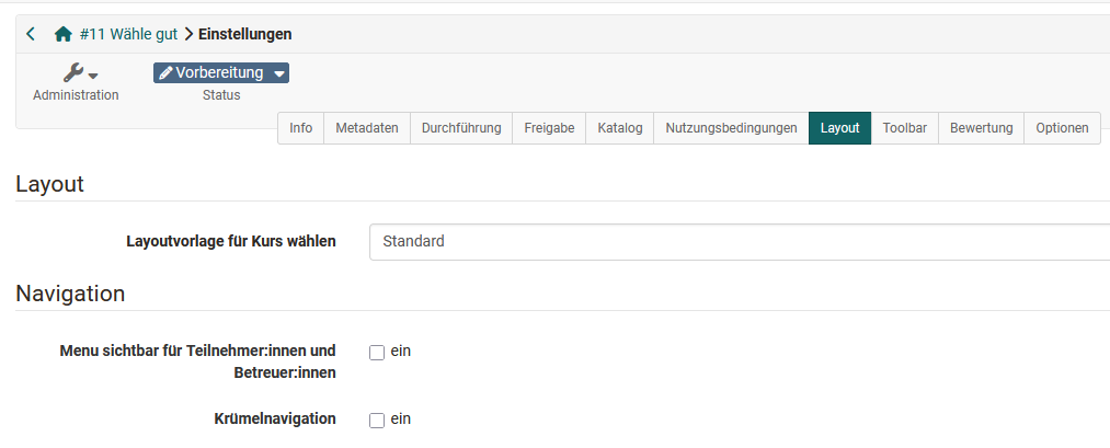 Tab Layout