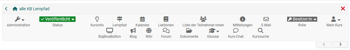 Kurs Toolbar Beispiel