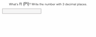 Example Numerical Input Question